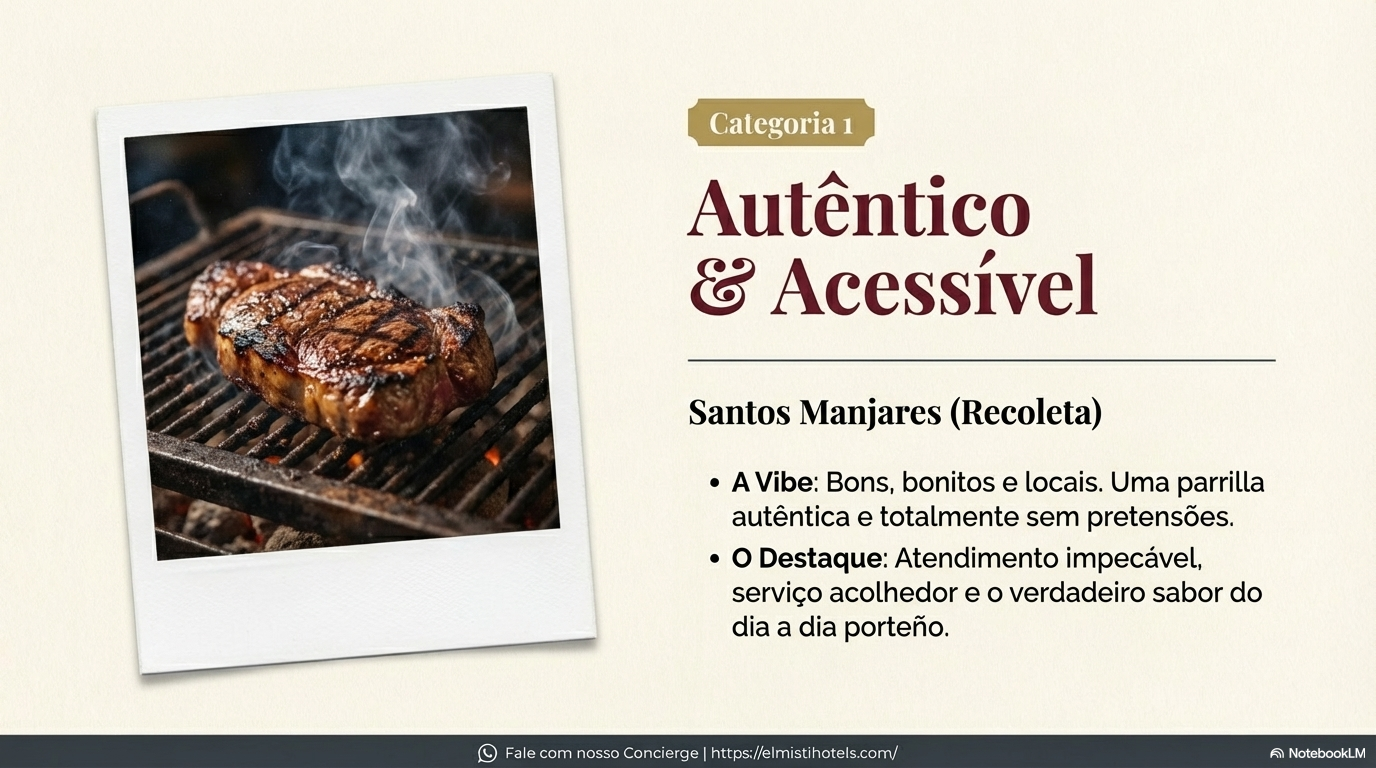 Autentico y Asequible: Santos Manjares