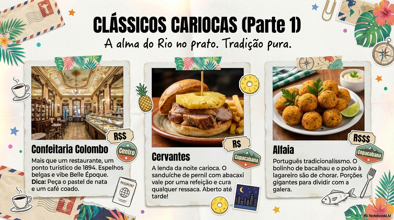 Clássicos Cariocas. A Alma do Rio no Prato