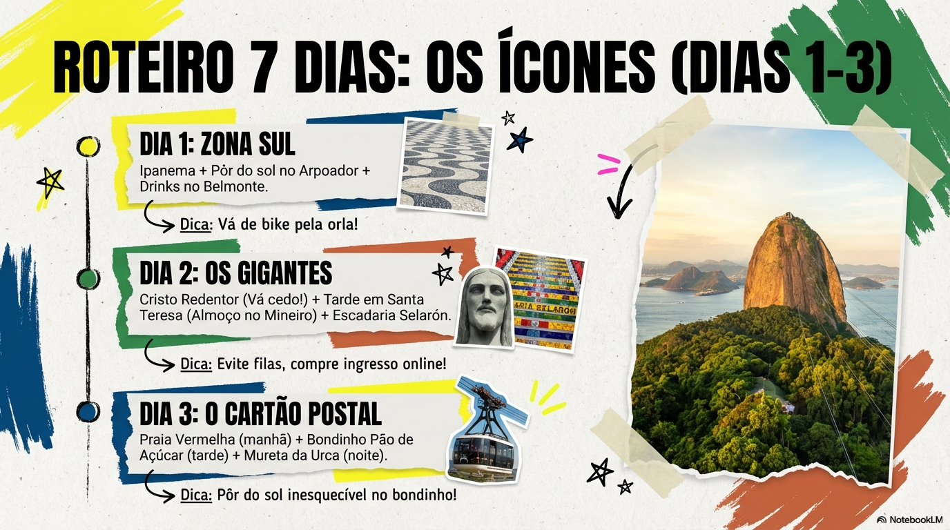 Roteiro 7 Dias: Os Ícones (Dias 1-3)