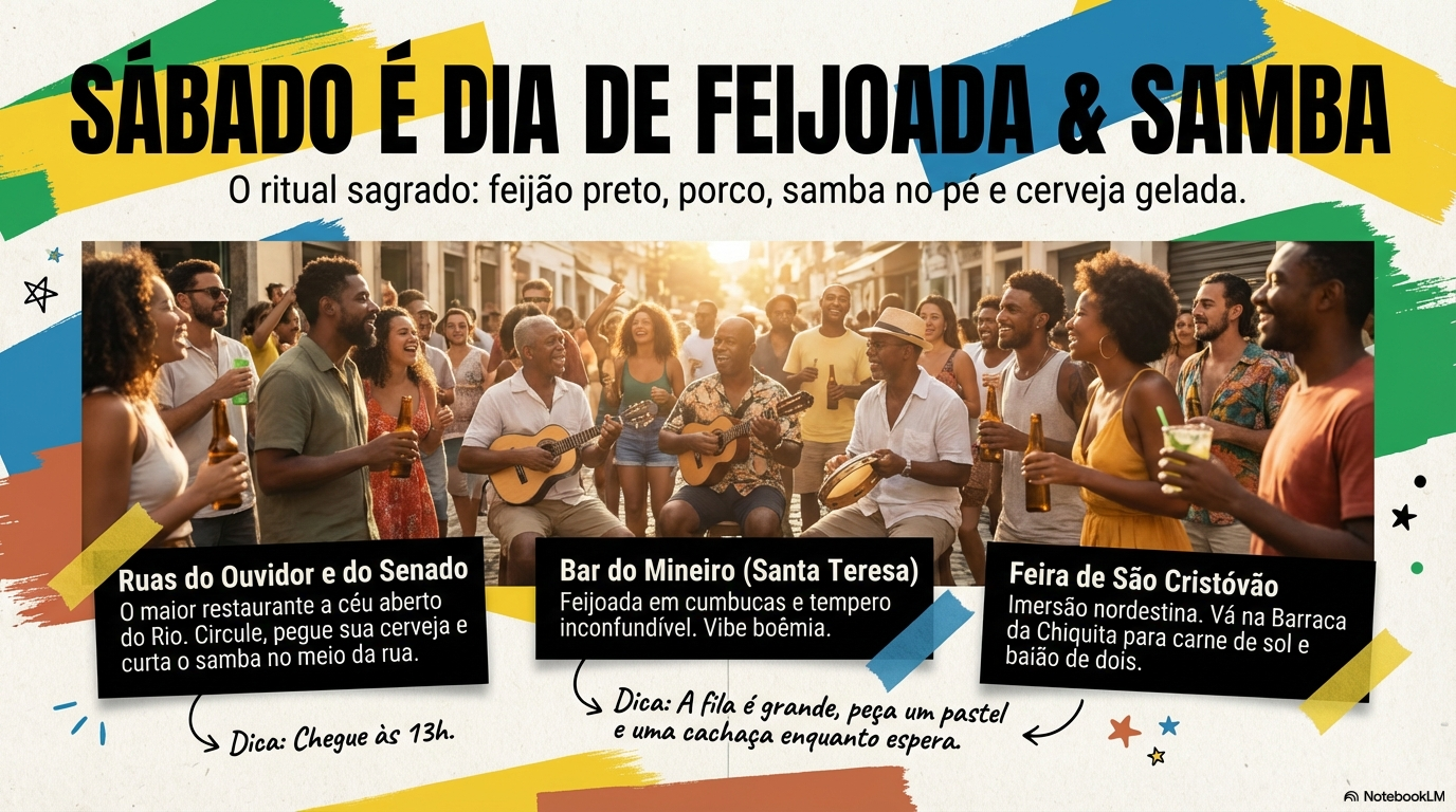 Sábado é dia de Feijoada & Samba