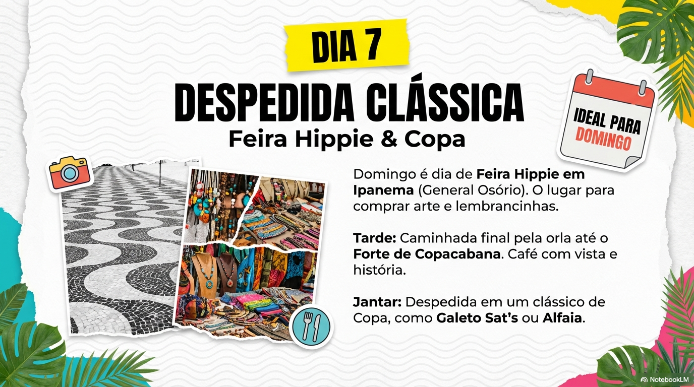 Dia 7. Despedida Clássica: Feira Hippie & Copa