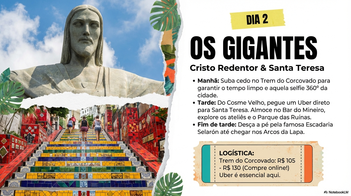 Dia 2. Os Gigantes: Cristo Redentor & Santa Teresa