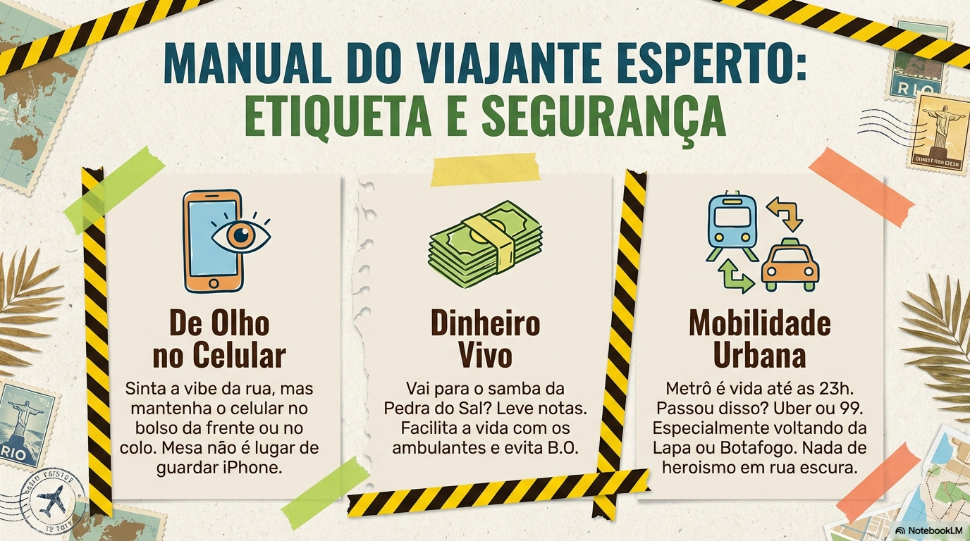Manual do Viajante Esperto: Etiqueta e Segurança