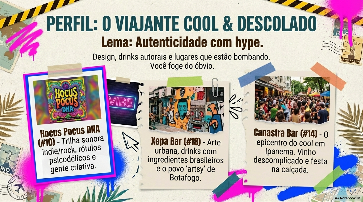 Perfil: O Viajante Cool & Descolado