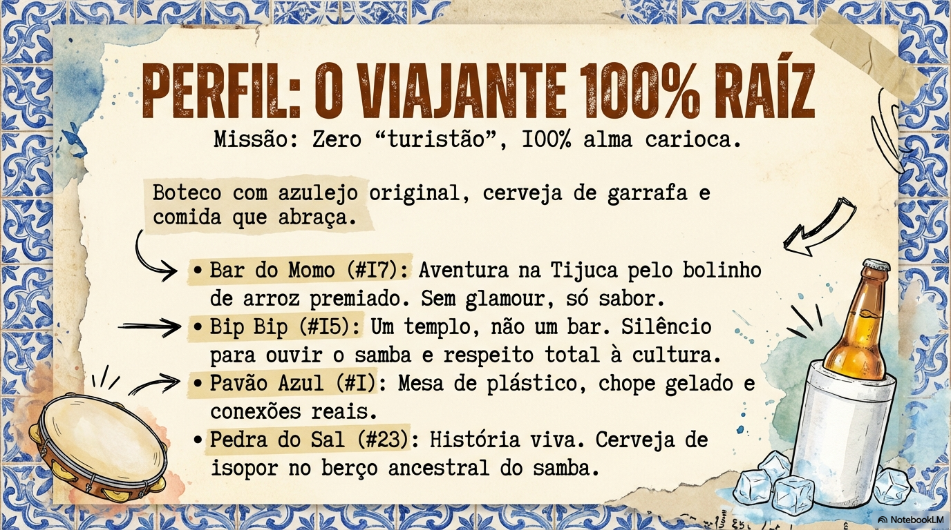 Perfil: O Viajante 100% Raíz